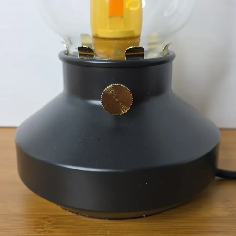 IKEA TARNABY Table‎ Lamp with Dimmer Knob Anthracite Black TÄRNABY